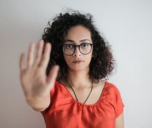 Saying no