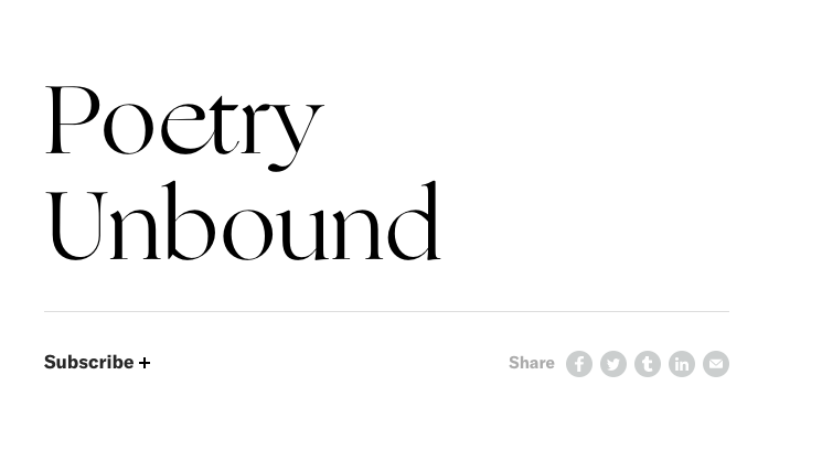 Poetry unbound podcast