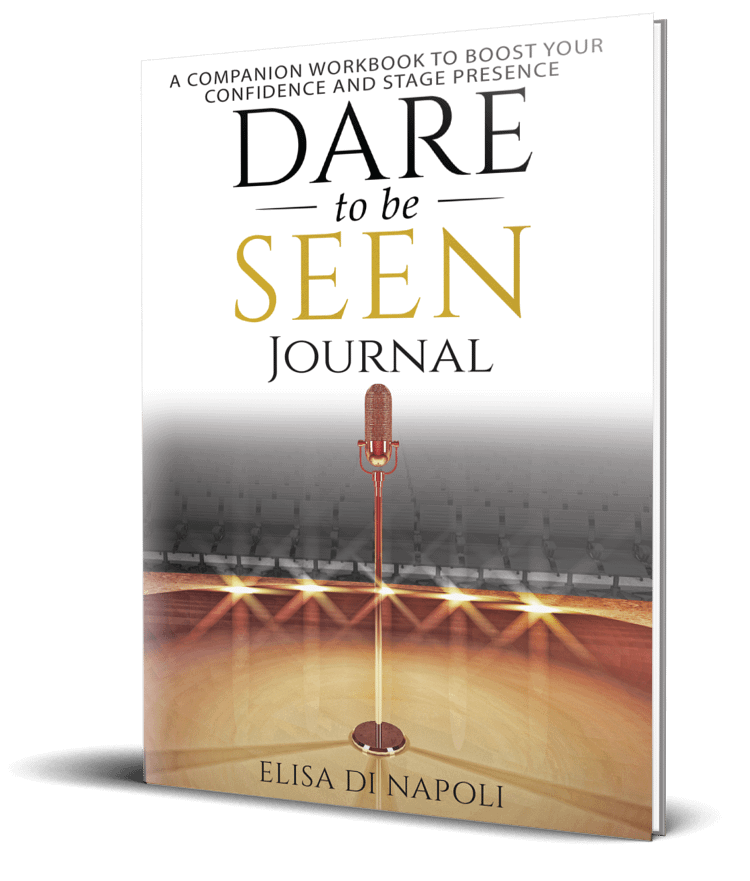 dare to be seen journal mockup