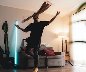 dancing at home