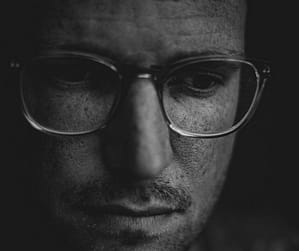 unhappy man