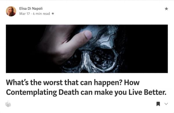 Medium Article by Elisa Di Napoli 