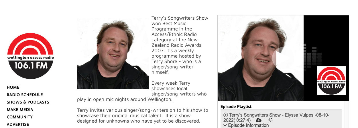 Terry's songwriter show